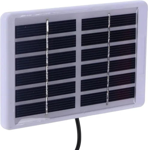 Miniatura 7 de TOPINCN Mini panel solar de 1.2W 6V, cargador solar USB con puerto micro USB, silicio policristalino, alta eficiencia, negro