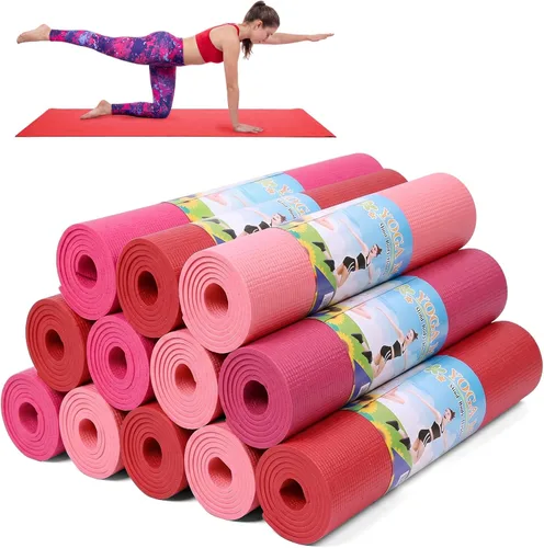 Miniatura 9 de Amylove 12 alfombrillas de yoga a granel de 68 x 24 x 0.12 pulgadas, antideslizantes, para mujeres y hombres, entrenamiento en casa, gimnasio, yoga