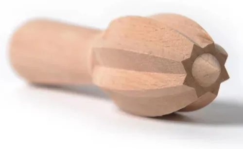Miniatura 4 de Exprimidor manual de madera maciza de haya, exprimidor de cono de limón de haya, herramienta de exprimir jugo de limón de naranja