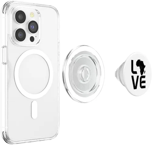 Miniatura 4 de África LOVE African Map Black Pride Etiopía Kenia Nigeria PopSockets MagSafe PopGrip para iPhone