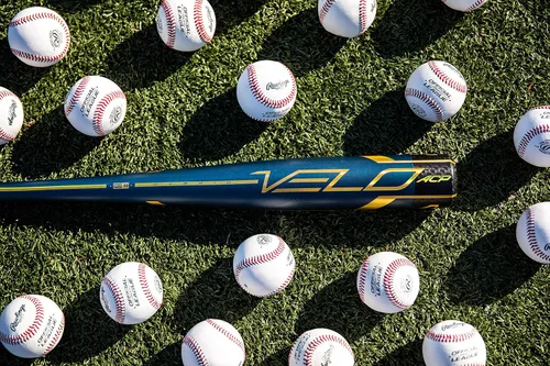 Miniatura 2 de Rawlings Bate de béisbol VELO BBCOR -3 gota 1 pieza aleación, tapa de extremo compuesto