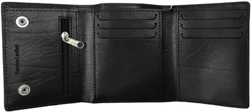 Miniatura 2 de Harley-Davidson B&S Biker Chain - Cartera de piel para hombre, color negro