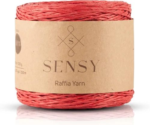 Miniatura 24 de Sensy Premium - Hilo de rafia multicolor (185 yardas, 100% papel, 400)