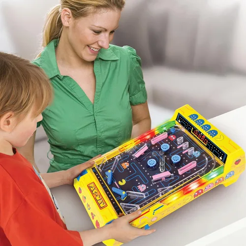 Miniatura 6 de Juego de mesa de pinball arcade electrónico edición Pac-Man de Merchant Ambassador Amarillo