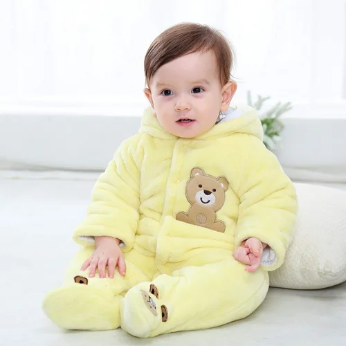 Miniatura 2 de Gaorui Traje de bebé recién nacido, con capucha, abrigo de invierno, ropa para niños pequeños