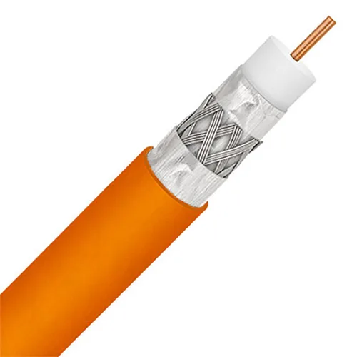 Cable COAXIAL RG-6 de 1000 pies de entierro directo subterráneo RG-6, 3 capas de escudo, 18 AWG recubierto de gel, trenza UL ETL DIRECTV Digital HD