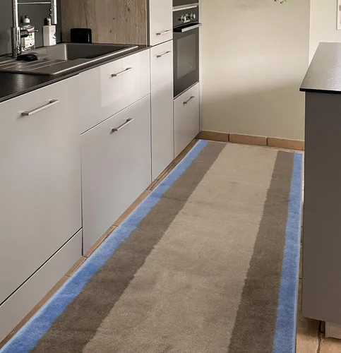 Miniatura 7 de Alfombra lavable de tamaño personalizado con diseño geométrico de ladrillo, alfombras extralargas para pasillos, 26 pulgadas de ancho x elige tu