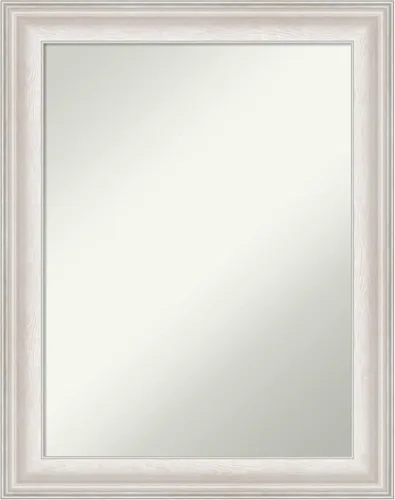 Miniatura 58 de Amanti Art Espejo de pared blanco de 30 x 42 pulgadas, espejo de baño rectangular blanco para decoración de pared de sala de estar, marco Parlor