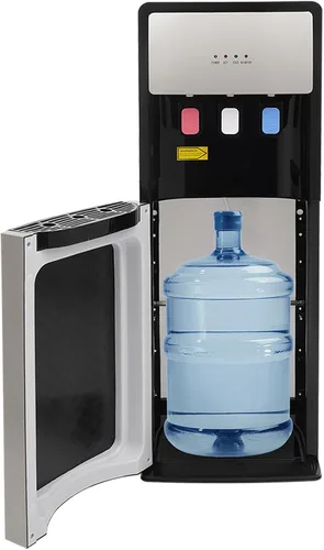Dispensador de agua de carga inferior de 5 galones, enfriador de agua fría caliente con 3 ajustes de temperatura, dispensador de agua con funciones