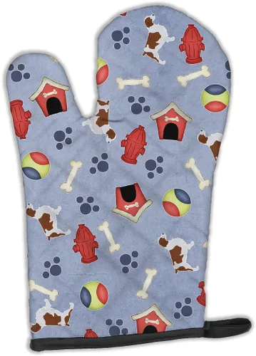 Miniatura 34 de Caroline's Treasures BB4872OVMT - Guante de horno de Navidad Affenpinscher resistente al calor, grueso para sartenes calientes y horno, manopla