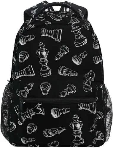 Miniatura 10 de Mochila para Libros, Mochila de Día, Mochila de Viaje, Mochila para Senderismo, Camping, Escuela, Mochila para Laptop, Mediana, Mochilas Daypack