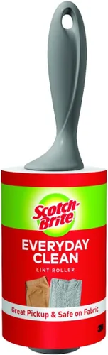 Scotch-Brite Rodillo de Pelusa Limpieza Diaria, 95 Hojas, Removedor Multiusos de Pelo de Mascotas, Pelusa y Pelillos para Ropa, Muebles, Tapicería