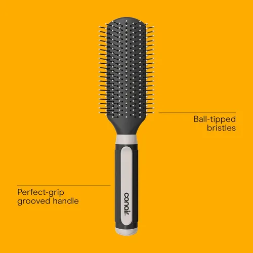 Miniatura 2 de Conair Salon Results - Juego de cepillos desenredantes para el cabello, paquete de 3 cepillos para hombres y mujeres, todo tipo de cabello