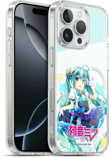 Miniatura 159 de Head Case Designs Licencia Oficial Hatsune Miku Gráficos Lindos Carcasa de Gel [Protección de Grado Militar] Compatible con Apple iPhone 7