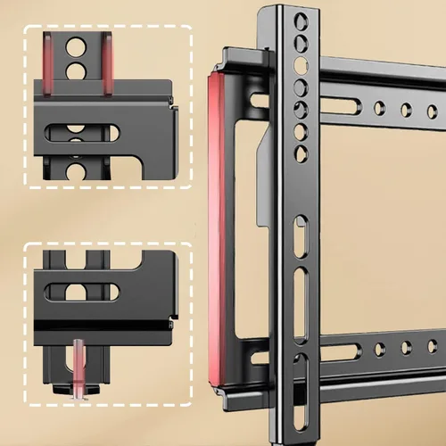 Miniatura 3 de Soporte de pared para TV de perfil bajo fijo para televisores LED, LCD y plasma de 14 a 43 pulgadas, pantalla plana, soporte universal para monitor