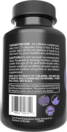 Miniatura 7 de Suplementos de azafrán de 177 mg, extracto de azafrán puro, fabricado en Estados Unidos, apoyo natural del estado de ánimo y energía, apoyo ocular