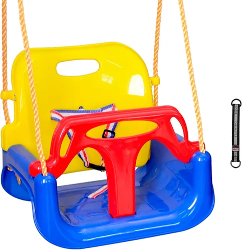 Miniatura 7 de RedSwing 3 en 1 Asiento de columpio para bebé, columpio para niños pequeños, asiento colgante antivuelco, seguro y cómodo, desmontable, para bebés a