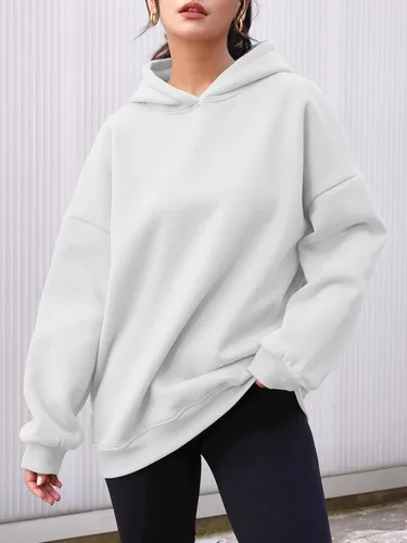 Miniatura 2 de AUTOMET Sudaderas con capucha de gran tamaño para mujer, sudaderas de forro polar con capucha 2024, ropa de otoño, trajes de moda, suéter de invierno
