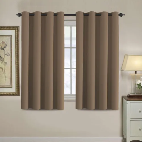Miniatura 178 de H.VERSAILTEX - Cortinas blackout con aislamiento térmico y ojales en la parte superior, para patios, puertas correderas y división de habitaciones