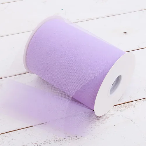 Miniatura 13 de Threadart - Mega rollo de tul beige - 6 x 100 yardas (300 pies) Soft sheer tulle on a 6 x 100yd mega roll (300ft) - for weddings, tutus, costumes