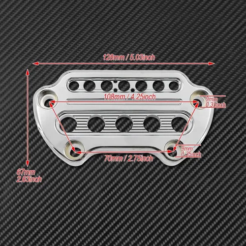 Miniatura 6 de Soporte indicador de montaje lateral para velocímetro de motocicleta, abrazadera de manillar de 1.535 in para Harley Dyna 1993-2005 Sportster XL883