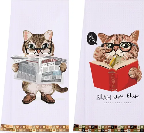 Miniatura 8 de LXOMILL Toallas de Cocina Divertidas, Regalos para Amigas, Regalos de Cumpleaños de Oro para Mujeres Mejores Amigas Chicas Mamá, Juego de Toallas