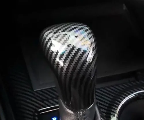 Miniatura 3 de ERIDANUS Accesorios para automóviles compatibles con Toyota Camry 2023 2022 2021 2020 2019 2018nterior Palanca de cambios (estilo fibra de carbono)