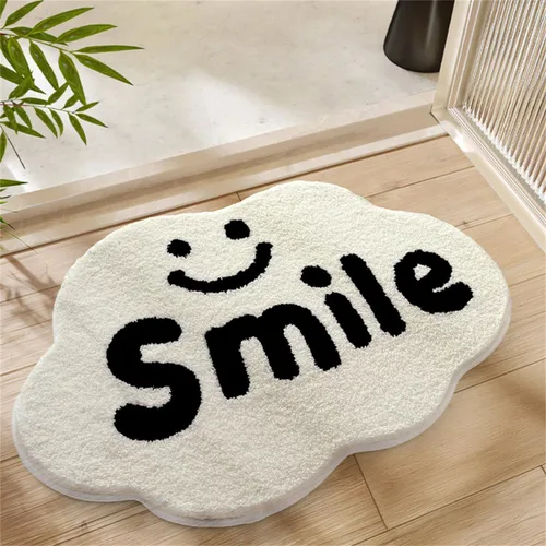 Miniatura 10 de Ankah Alfombras de baño, lujosas alfombras de ducha de microfibra suave y peluda, absorbentes y antideslizantes, alfombras de felpa para ducha