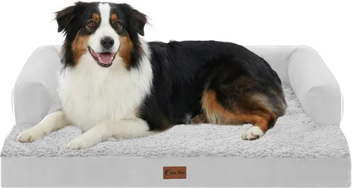 Miniatura 22 de Camas Ortopédicas para Perros de Tamaño Grande, Espuma de Celdas Impermeables tipo Huevera, Camas tipo Sofá para Perros Medianos para Jaula 35x22