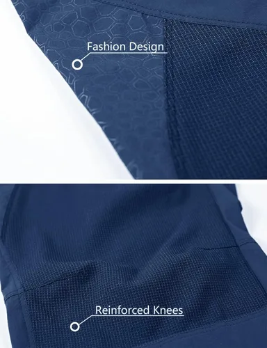 Miniatura 4 de MAGNIVIT Pantalones capri 34 para hombre por debajo de la rodilla, de secado rápido, ligeros, para senderismo, cargo (sin cinturón)