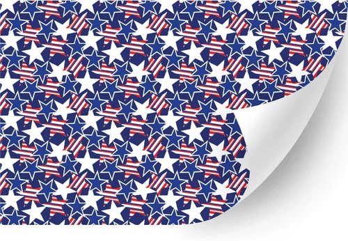 Miniatura 12 de HTV4U American Theme - Vinilo de transferencia de calor con estampado (4 de julio, 18.5 x 12 pulgadas), vinilo para planchar, película de papel