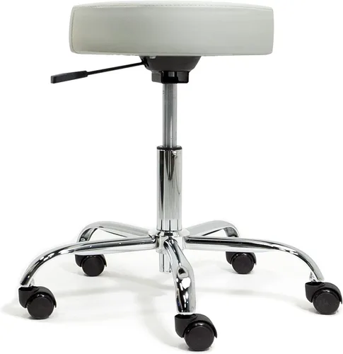 Miniatura 6 de EARTHLITE Taburete de dibujo de salón de masaje neumático, sin fugas (frente a hidráulico), ajustable, rodante, sin CFC / silla facial de spa médico