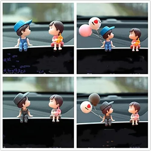 Miniatura 11 de Lindos adornos para pareja, lindo adorno interior de automóvil para parejas, decoración de automóvil, lindas parejas de dibujos animados, accesorios