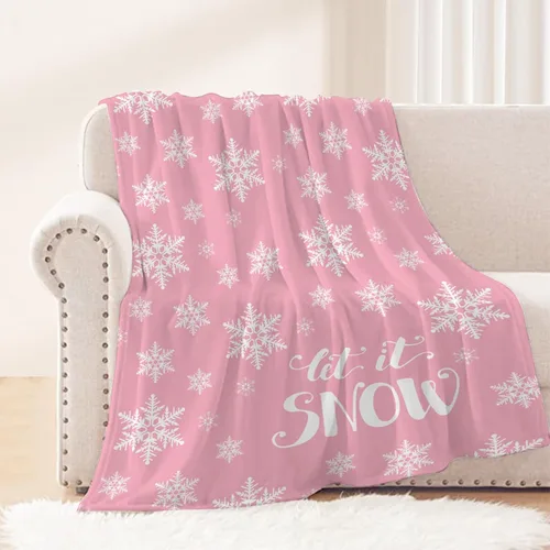Miniatura 8 de Manta de Navidad para bebé, pequeña, roja, con copos de nieve de Navidad, manta de invierno y vacaciones, manta para arrullo de niños pequeños
