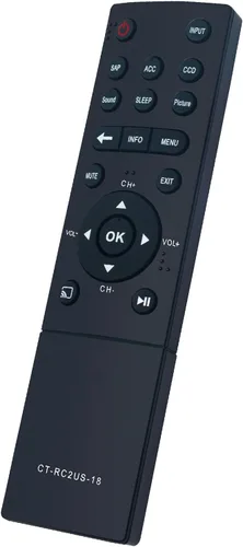 Miniatura 2 de Nuevo CT-RC2US-18 - Control remoto de repuesto para Toshiba LED TV 43L511U18 50L711U18 55L711U18 50L711M18 55L711M18