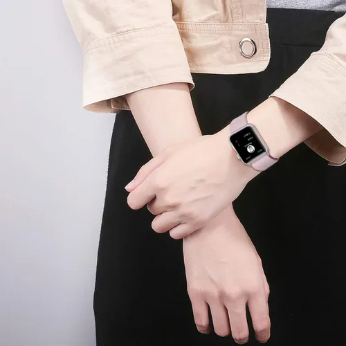 Miniatura 2 de Sport Loop Band Compatible with Apple Watch Band 49mm 46mm 45mm 44mm 42mm 41mm 40mm 38mm Nylon Women Men Stretchy Braided Replacement Wristband for
