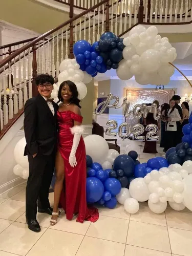 Miniatura 4 de Vestidos de fiesta con hombros descubiertos para mujer, vestido de dama de honor de satén largo con tren, vestido de fiesta de noche formal