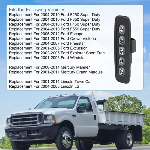 Miniatura 4 de DICMIC Teclado de entrada sin llave para puerta compatible con Ford F250 F350 F450 F550 Super Duty 2004-2010 Ford Escape 2005-2012 Mercury Mariner