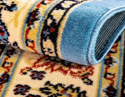 Miniatura 435 de Unique Loom Colección Sialk Hill - Alfombra de área Washington (3 pies 3 pulgadas x 5 pies 3 pulgadas, rectángulo, burdeos/crema)