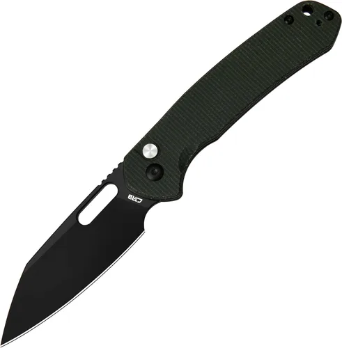 Miniatura 10 de CJRB Pyrite-Alt (J1925A) Cuchillo de bolsillo plegable con 3.11 pulgadas PVD negro AR-RPM9 Wharncliffe Blade Green G10, cuchillo EDC con bloqueo