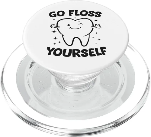 Miniatura 7 de Dentist Higienist Dientes Asistente Dientes Go Floss Yourself PopSockets Swappable PopGrip
