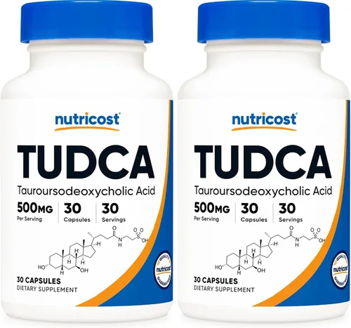 Miniatura 7 de Nutricost Tudca 500 mg, 30 cápsulas (ácido tauroursodesoxicólico) - Calidad premium, sin gluten
