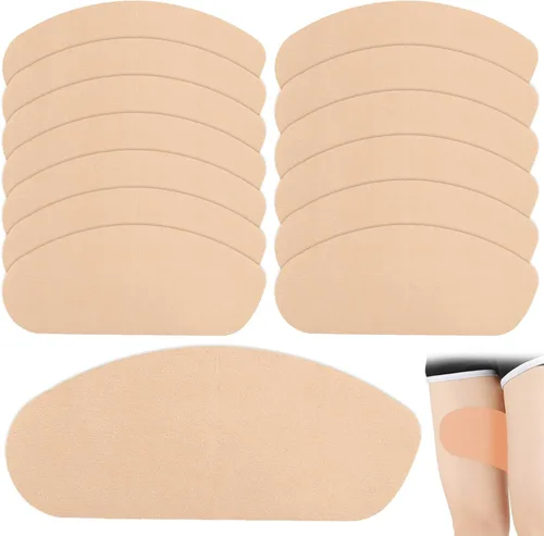 14 parches antirozaduras para el interior del muslo, almohadillas de fricción para el tono de piel claro a prueba de sudor para mujeres, cómodas