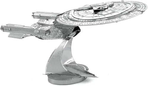 Miniatura 3 de Fascinations Juego de 2 modelos de Metal Earth 3D Star Trek USS Enterprise NCC-1701D y USS Enterprise NCC-1701