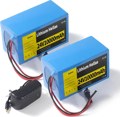 Miniatura 7 de Batería de litio de 24V 5Ah con cargador de 29.4V 1A, batería recargable de 24 voltios para proyectos de bricolaje