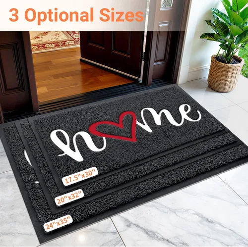 Miniatura 2 de StepLively Tapete de bienvenida para el hogar, exteriores e interiores, resistente y de bajo perfil, antideslizante, para entrada del hogar, entrada