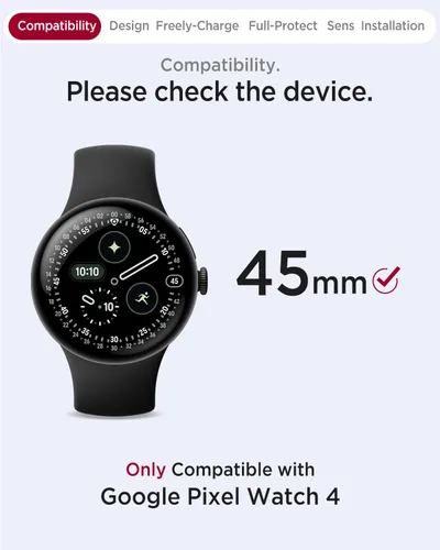 Miniatura 2 de Miimall - Juego de 2 fundas con protector de pantalla para Google Pixel Watch 4 de 1.772 pulgadas, antiarañazos, sensible de alta definición