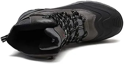 Miniatura 6 de NORTIV 8 - Botas de esquí de invierno con suela de goma para hombre, con aislamiento impermeable