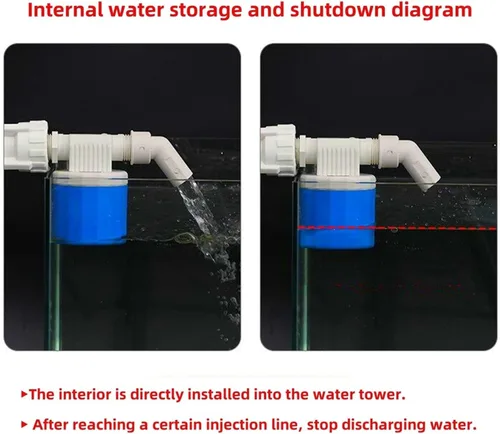 Miniatura 5 de Water Level Controller 1/2" 3/4" Male Thread Float Valve Tower Tank Full Stop Switch Automatic Supply 1Pc(1I2 - Upper Inlet)