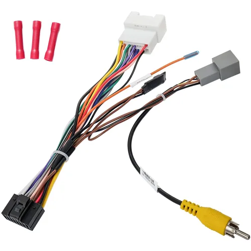 Arnés de cables de radio de 20 pines para kit de adaptador de cableado de estéreo Mitsubishi, arnés de cableado de radio Android con conector RCA